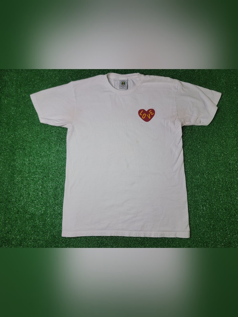 Cross Colours Love Black Lives Vantage T Shirt Medium White Red Green Yellow